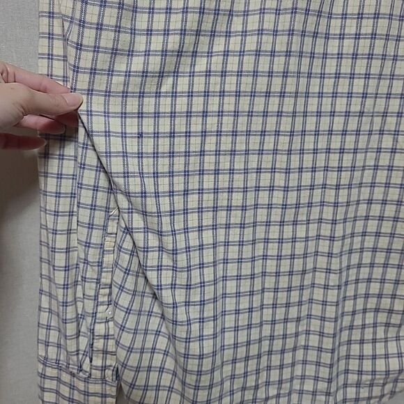 Abercrombie and Fitch Mens Long Sleeve Button Down Shirt Size Small Yellow Plaid - Picture 12 of 12